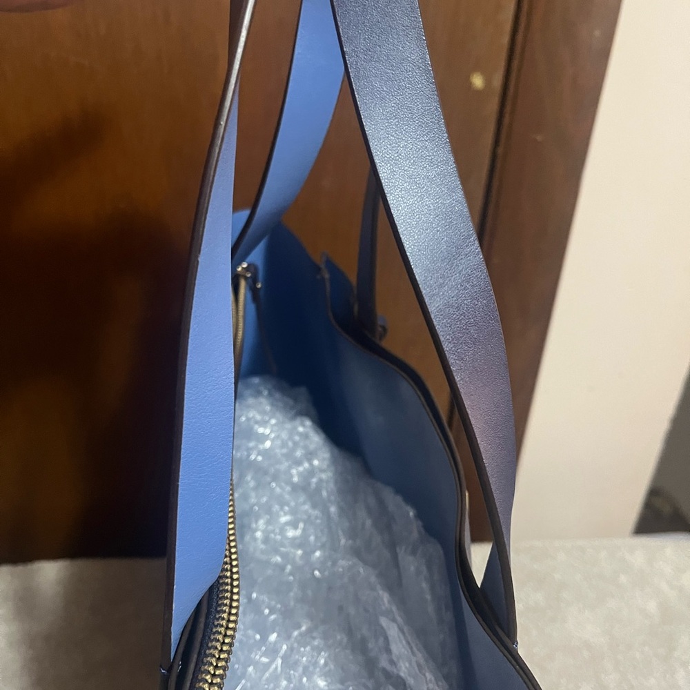 Kate Spade Blue Structured Tote with Sleek Design - Picture 5 of 13